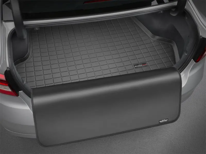 Weathertech 2017+ Mercedes-Benz Glc Coupe Cargo Liners W/ Bumper Protector - Grey 2