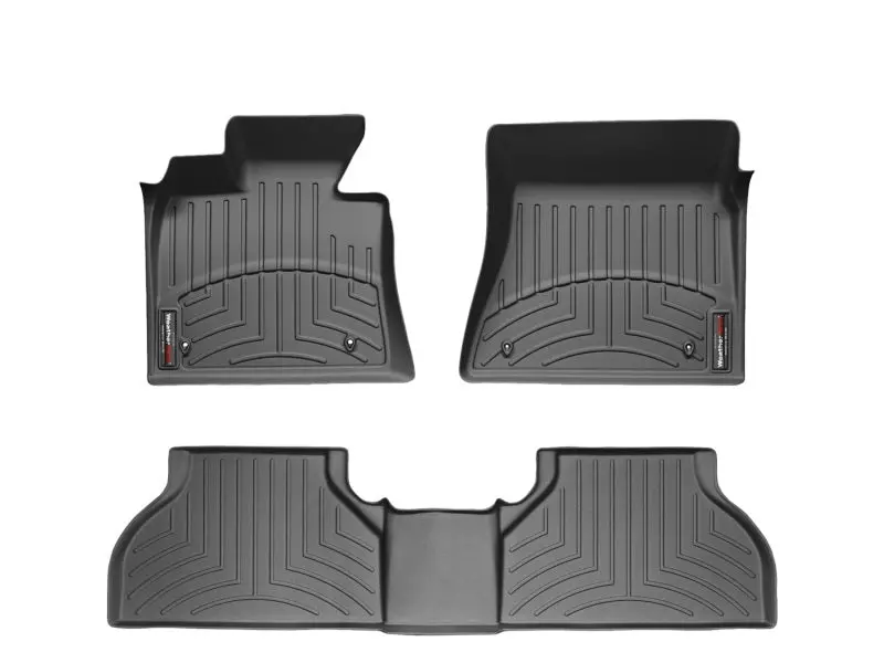 Weathertech Rear Floorliner – Universal Black Fitment 1
