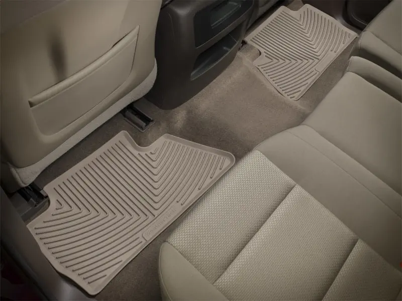 Weathertech Rear Rubber Floor Mats For 2006–2008 Dodge Ram 2500/3500 – Tan Color 1