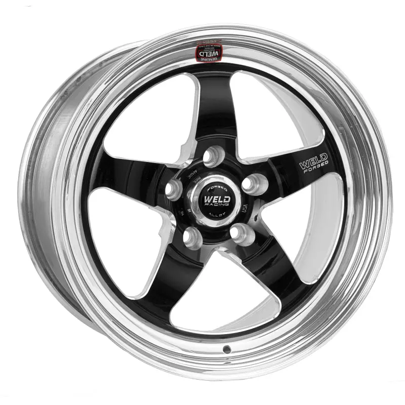 Weld S71 18X12 / 5X4.5 Bp / 8.2In. Bs Black Wheel (Low Pad) - Non-Beadlock 1