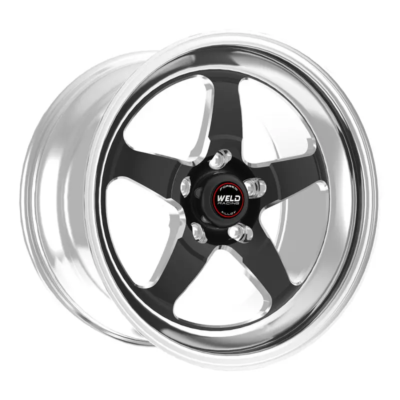 Weld S71 18X8 / 5X4.75 Bp / 4.7In. Bs Black Wheel (Medium Pad) - Non-Beadlock 2