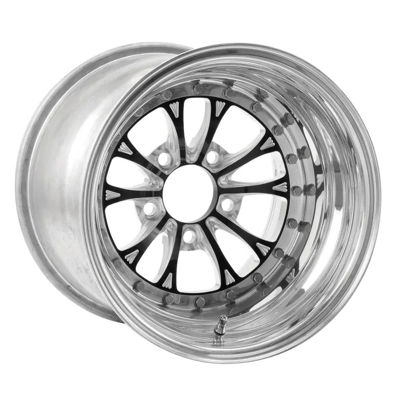 Weld Vitesse Non-Beadlock Black Racing Wheel – 15X12", 5X4.5", 7.5" Backspace 1