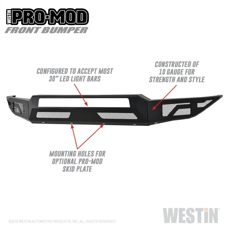 Westin 17-19 Ford F-250/350 Pro-Mod Front Bumper 1
