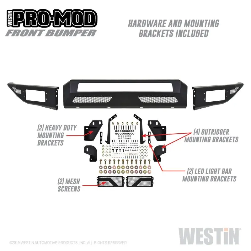 Westin 17-19 Ford F-250/350 Pro-Mod Front Bumper 2
