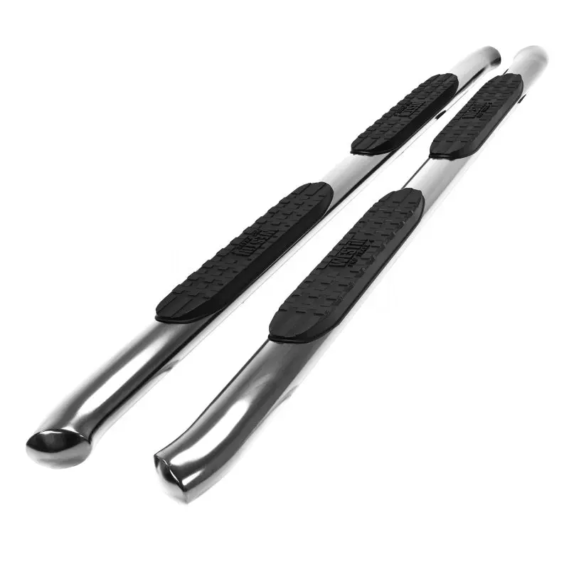 Westin Pro Traxx 4 Oval Stainless Steel Nerf Step Bars For 2022 Nissan Frontier Crew Cab 1