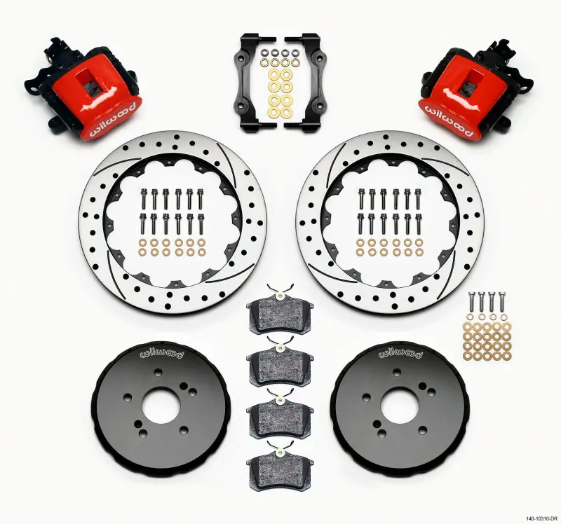 Wilwood Rear Parking Brake Conversion Kit – 12.88″ Drilled Rotor, Honda S2000 1