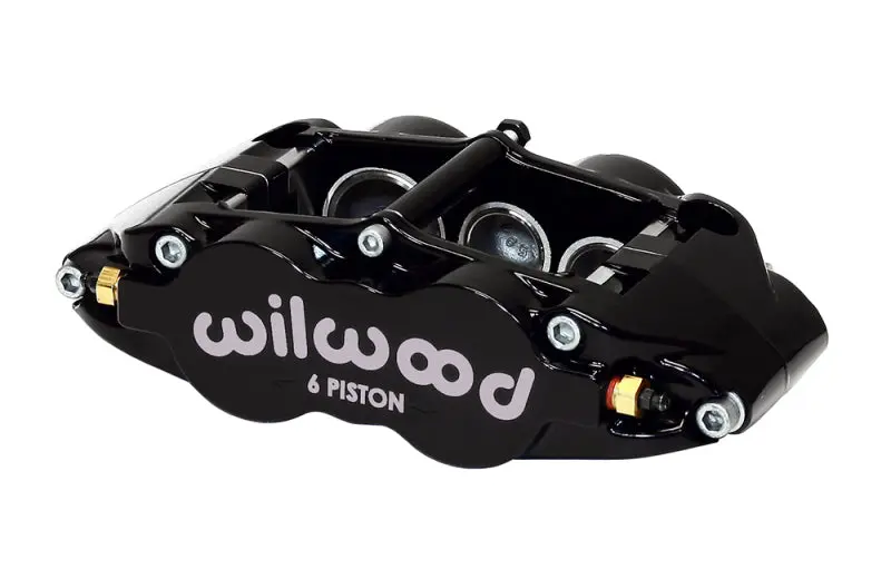 Wilwood Superlite 6R-Rh Narrow Caliper – Black Anodized, Triple-Piston Design (1.62"/1.12"/1.12") For 1.25" Rotors 1